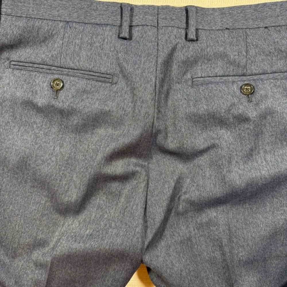 Banana Republic Modern Slim Fit Blue Wool Dress Pants 32x30 S/675113-00